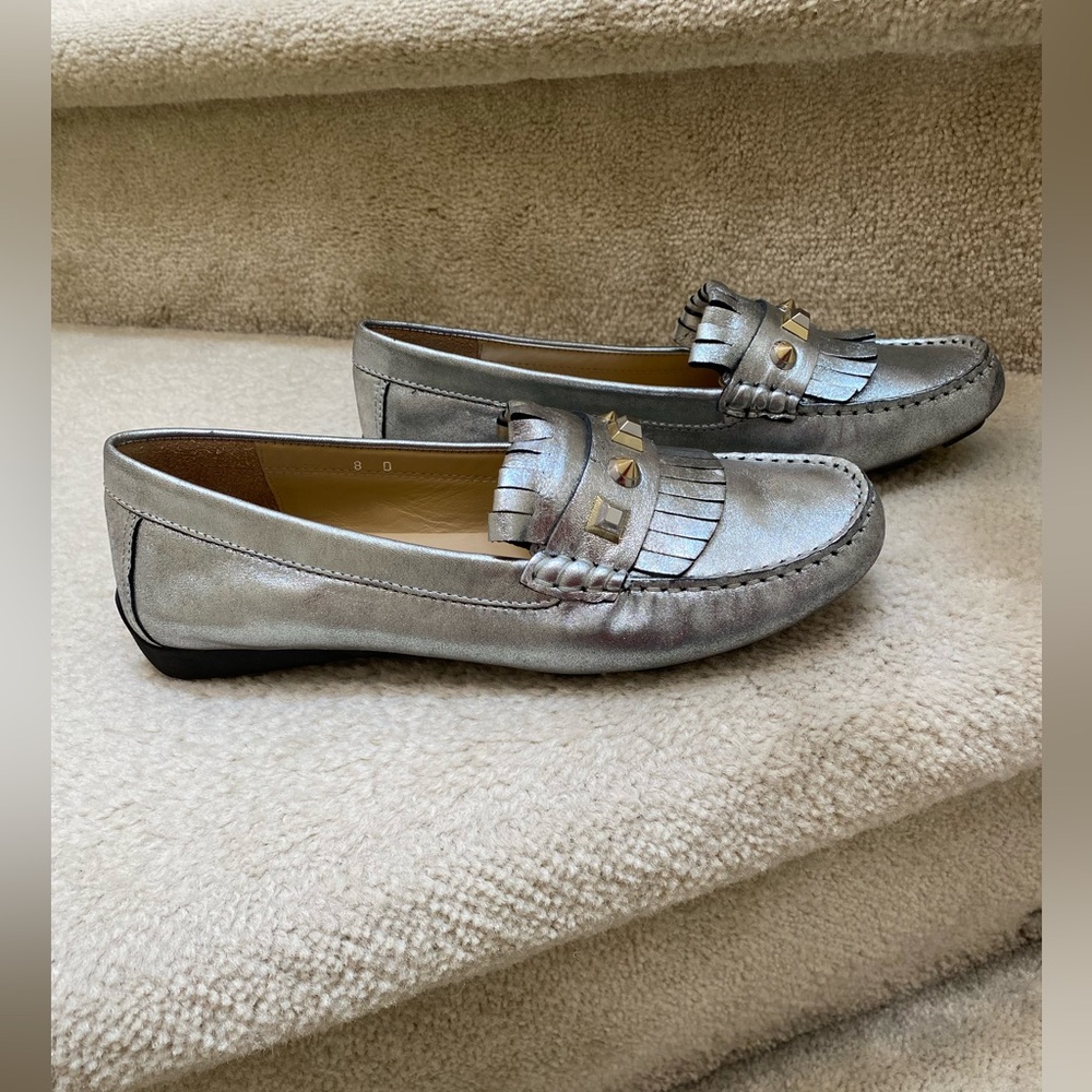 VANELI Loafers in stylish Silver.  Size 8D